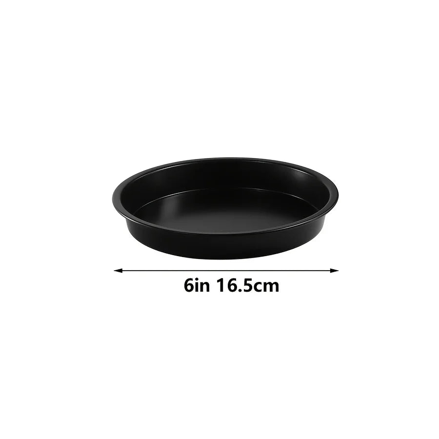 Non-Stick Round Pizza Tray | 6–10 inch Carbon Steel Baking Tray for Home & Restaurant