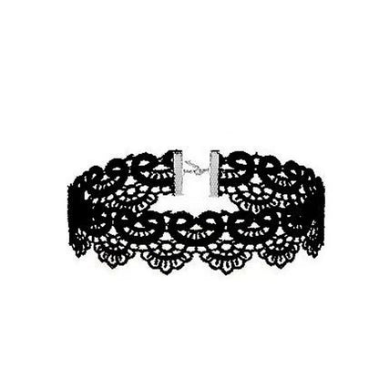 Women's Neo-Gothic Lace Choker Necklace
