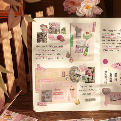 Mr. Paper Vintage Gallery Sticker Book | 30 Sheets DIY Scrapbook & Journaling