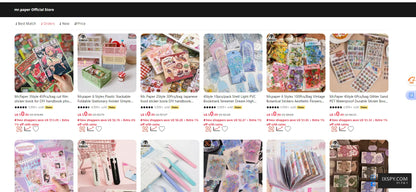 Mr. Paper Vintage Gallery Sticker Book | 30 Sheets DIY Scrapbook & Journaling