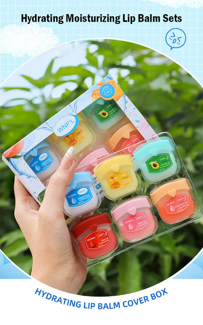 Moisturizing Lip Balm Set | 4/6/8pcs Natural Plant-Based Anti-Cracking Lip Care