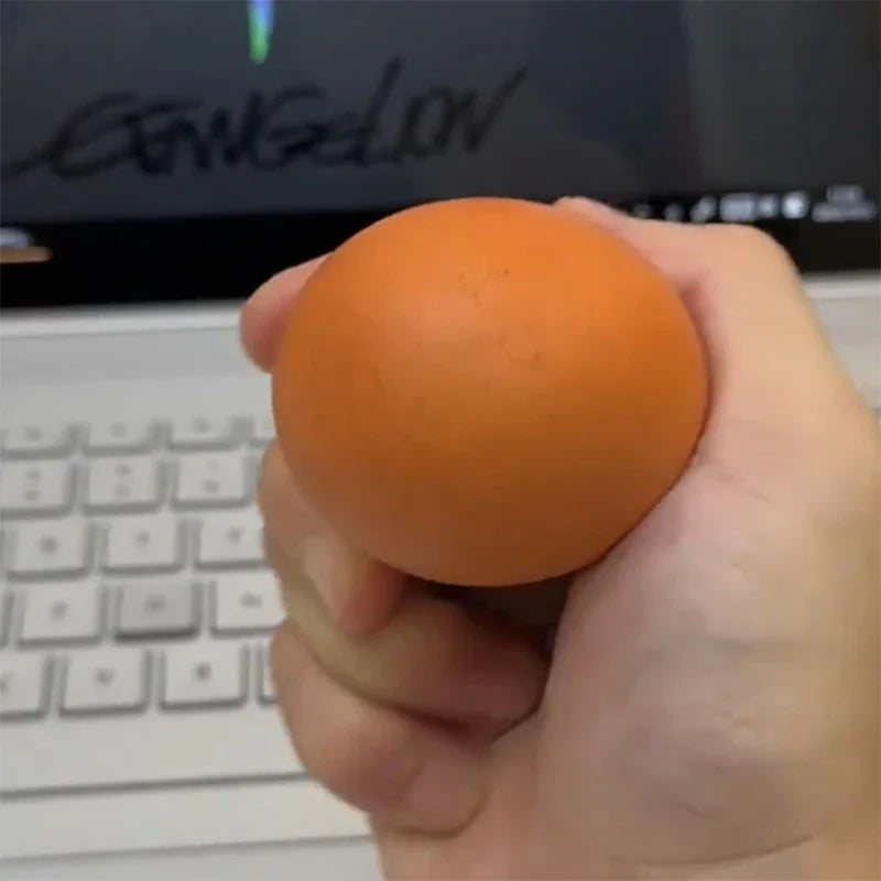 Dog & Egg Shiba Inu Desk Figurine | Creative Realistic Egg-Shaped Home Office Decor & Christmas Gift