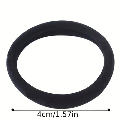 Women's Black & White Hair Bands | 50/100pcs High-Elasticity Rubber Band Hair Ties