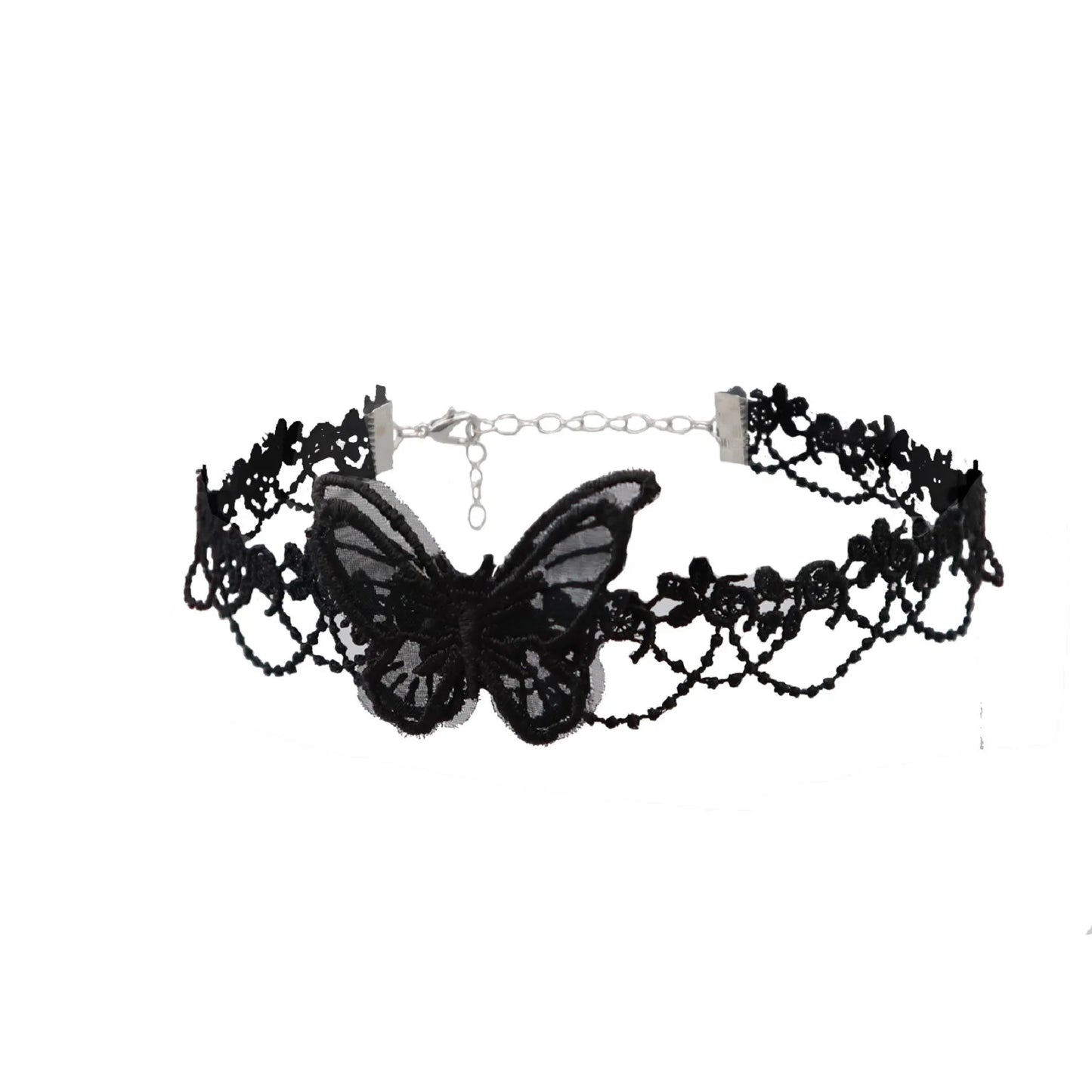 Women's Neo-Gothic Lace Choker Necklace