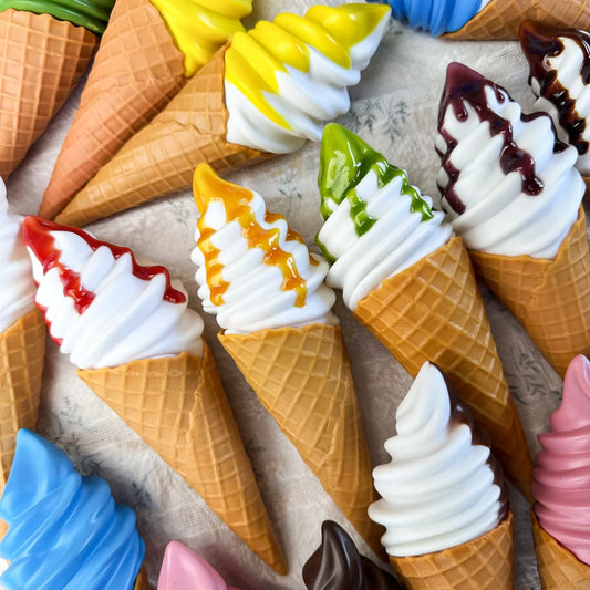 Faux Ice Cream Bar Display Prop – 21cm Realistic Simulation Food Model for Decor, Photography & Styling