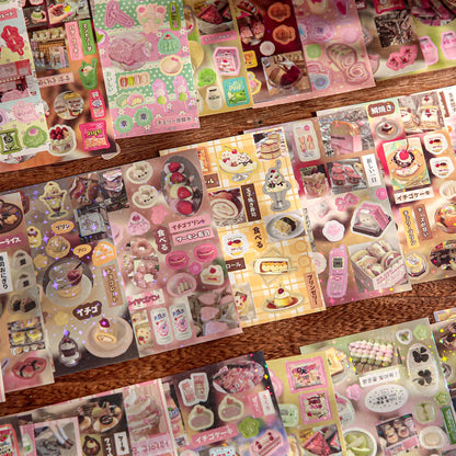 Mr. Paper Vintage Gallery Sticker Book | 30 Sheets DIY Scrapbook & Journaling