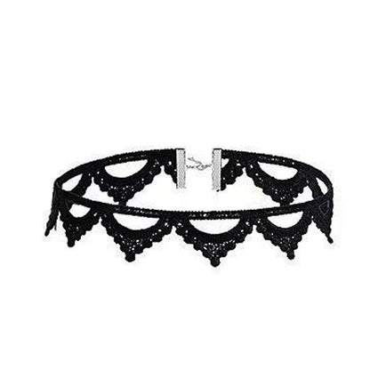Women's Neo-Gothic Lace Choker Necklace